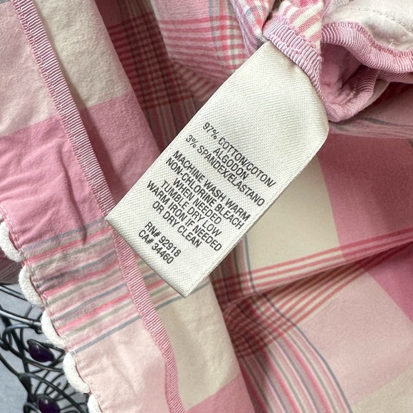 Vintage Juicy Couture pink plaid mini dress size 4 - Picture 11 of 12